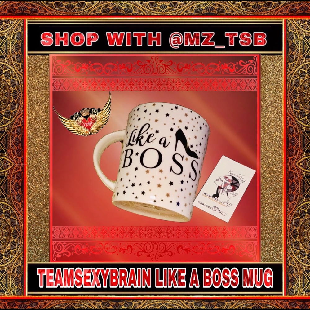 🌟🆕 SEXYBRAINBOUTIQUE: LIKE A BOSS MUG 🌟 1TSBPICS  NEW NEVER USED
